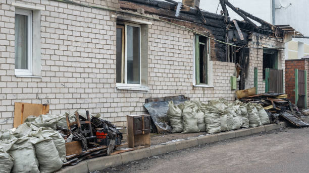 Professional Emergency Fire Cleanup technician working in Beltsville, MD